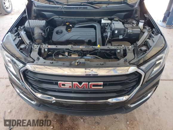 2024 GMC Terrain SLE with VIN 3GKALMEG1RL203587, listed as a Copart auction lot 62960265 with 22,031 mi miles and Salvage title. Bid and sale history available at DreamBid. Image 12.