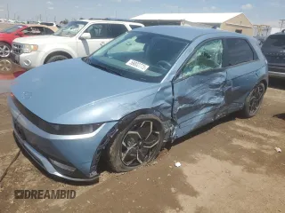 2024 Hyundai Ioniq 5 SE z VIN KM8KMDDF9RU330563, wystawiony jako Copart lot #59802775 z przebiegiem 7 689 mil mil oraz Szkoda całkowita • Salvage title. Historia ofert i sprzedaży dostępna na DreamBid. Obrazek 1.