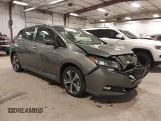 2022 Nissan LEAF SV Plus with VIN 1N4BZ1CV0NC554971, listed as a IAAI auction lot 41348000 with 31,479 mi miles and . Bid and sale history available at DreamBid. Image 1.
