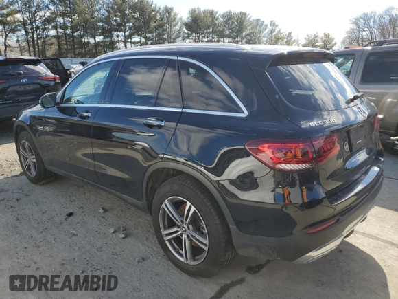 2020 Mercedes-Benz GLC with VIN WDC0G8EB2LF755117, listed as a Copart auction lot 44965135 with 45,725 mi miles and Salvage Title. Bid and sale history available at carsss.com. Image 2.