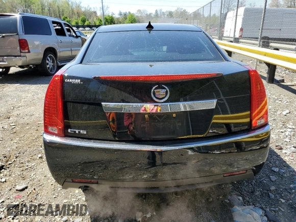 2013 Cadillac CTS Luxury with VIN 1G6DE5E55D0100513, listed as a Copart auction lot 52368125 with 94,604 mi miles and Salvage Title. Bid and sale history available at carsss.com. Image 6.