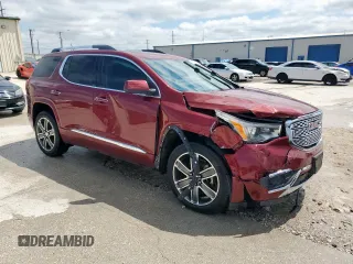 2018 GMC Acadia Denali with VIN 1GKKNPLS1JZ132069, listed as a Copart auction lot 55849365 with 76,936 mi miles and Salvage title. Bid and sale history available at DreamBid. Image 4.