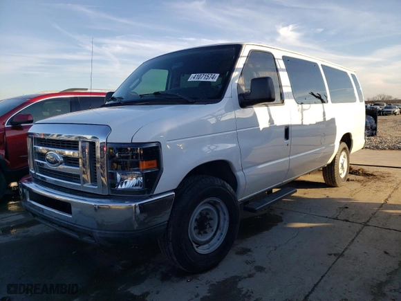 2010 Ford Econoline Wagon XL with VIN 1FBSS3BL6ADA45941, listed as a Copart auction lot 41071574 with 224,406 mi miles and Clean Title. Bid and sale history available at carsss.com. Image 1.