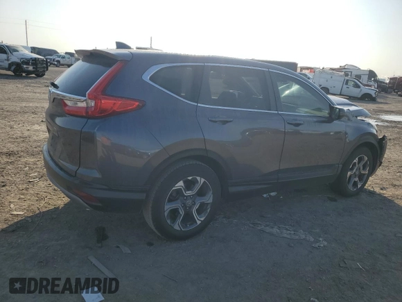 2017 Honda CR-V EX with VIN 7FARW1H52HE046880, listed as a Copart auction lot 52729505 with 0 mi miles and Salvage Title. Bid and sale history available at carsss.com. Image 3.