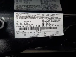 2015 Ford C-Max SEL with VIN 1FADP5CU6FL109309, listed as a Copart auction lot 43645495 with 142,313 mi miles and Salvage Title. Bid and sale history available at DreamBid. Image 14.