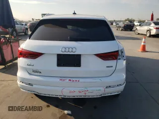 2019 Audi Q3 Premium with VIN WA1AECF37K1078324, listed as a Copart auction lot 75601734 with 73,623 mi miles and Salvage Title. Bid and sale history available at carsss.com. Image 6.