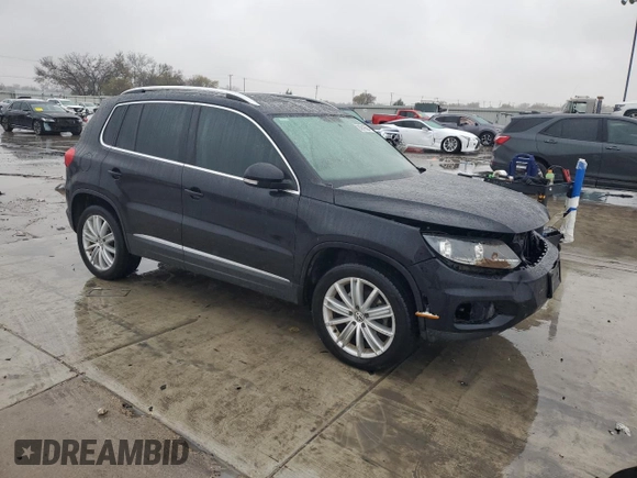 2013 Volkswagen Tiguan SE with VIN WVGAV3AX3DW617393, listed as a Copart auction lot 83616524 with 119,260 mi miles and Salvage title. Bid and sale history available at DreamBid. Image 4.