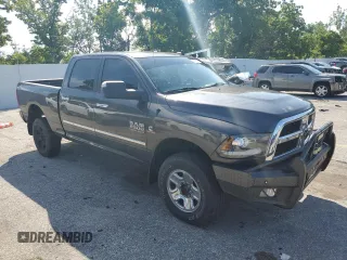 2017 Ram 2500 Big Horn with VIN 3C6UR5DL9HG700543, listed as a Copart auction lot 61017195 with 341,714 mi miles and Salvage title. Bid and sale history available at DreamBid. Image 4.