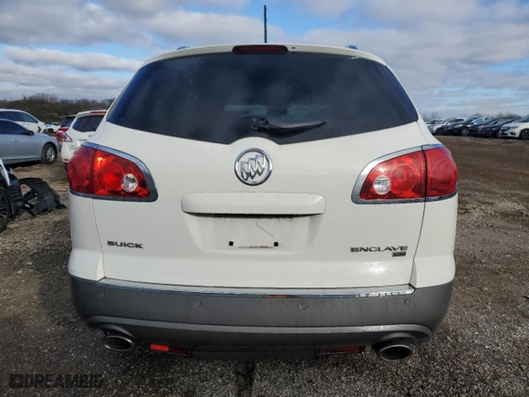 2008 Buick Enclave CX with VIN 5GAER13798J194724, listed as a Copart auction lot 80225404 with 0 mi miles and Salvage Title. Bid and sale history available at carsss.com. Image 6.