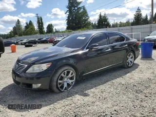 2011 Lexus LS 460 with VIN JTHBL5EF0B5102400, listed as a Copart auction lot 62727955 with 167,572 mi miles and Salvage title. Bid and sale history available at DreamBid. Image 1.