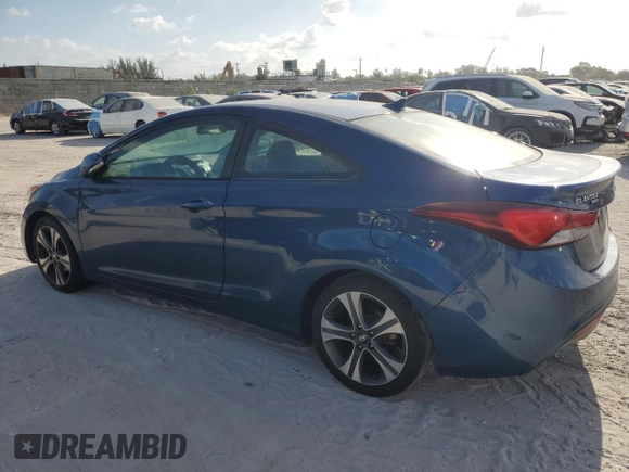 2014 Hyundai Elantra z VIN KMHDH6AH1EU029469, wystawiony jako Copart lot #55182715 z przebiegiem 117 084 mil mil oraz Szkody całkowita. Historia ofert i sprzedaży dostępna na DreamBid. Obrazek 2.
