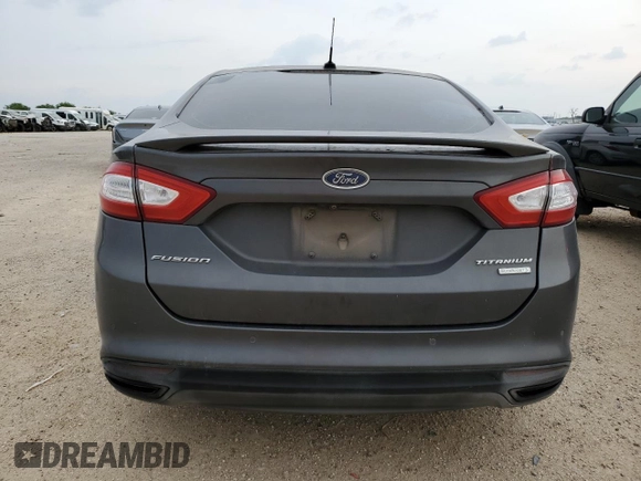 2016 Ford Fusion Titanium with VIN 3FA6P0K98GR164758, listed as a Copart auction lot 55609595 with 153,779 mi miles and Clean title. Bid and sale history available at DreamBid. Image 6.