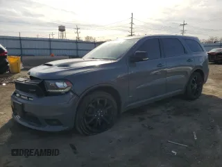 2019 Dodge Durango R/T z VIN 1C4SDJCT0KC806866, wystawiony jako Copart lot #44144755 z przebiegiem 94 097 mil mil oraz Szkoda całkowita • Salvage title. Historia ofert i sprzedaży dostępna na DreamBid. Obrazek 1.