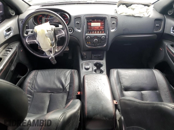 2015 Dodge Durango R/T with VIN 1C4SDHCTXFC922980, listed as a Copart auction lot 48530145 with 163,550 mi miles and Salvage title. Bid and sale history available at DreamBid. Image 8.