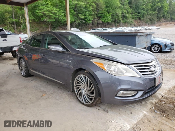 2012 Hyundai Azera z VIN KMHFH4JG2CA170845, wystawiony jako Copart lot #54875955 z przebiegiem 98 047 mil mil oraz Szkoda całkowita • Salvage title. Historia ofert i sprzedaży dostępna na DreamBid. Obrazek 4.