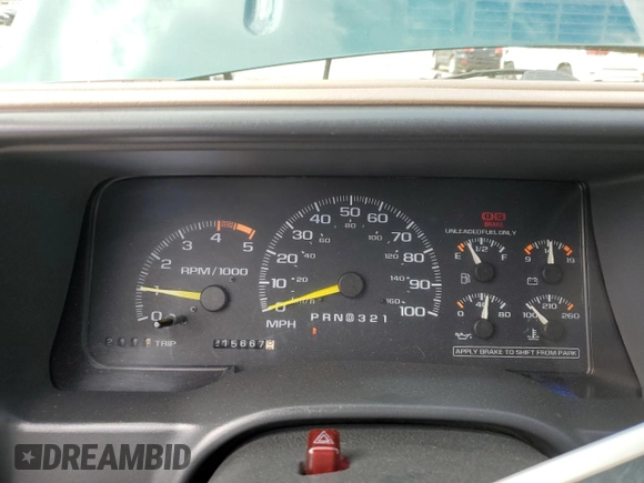 1995 GMC Sierra 1500 z VIN 2GTEK19K3S1511767, wystawiony jako Copart lot #51977295 z przebiegiem 215 667 mil mil oraz Szkody całkowita. Historia ofert i sprzedaży dostępna na DreamBid. Obrazek 9.
