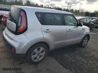2017 Kia Soul with VIN KNDJN2A24H7424401, listed as a Copart auction lot 44068895 with 53,740 mi miles and Salvage Title. Bid and sale history available at carsss.com. Image 3.