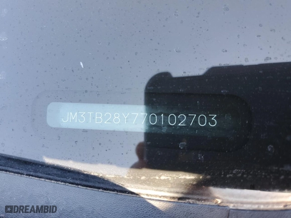 2007 Mazda CX-9 Grand Touring with VIN JM3TB28Y770102703, listed as a Copart auction lot 77355134 with 0 mi miles and Non Repairable. Bid and sale history available at carsss.com. Image 13.
