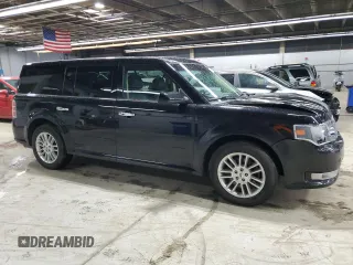 2016 Ford Flex SEL z VIN 2FMGK5C86GBA09040, wystawiony jako Copart lot #50186125 z przebiegiem 100 020 mil mil oraz Szkoda całkowita • Salvage title. Historia ofert i sprzedaży dostępna na DreamBid. Obrazek 4.