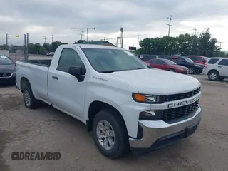 2020 Chevrolet Silverado 1500 Work Truck with VIN 3GCNWAEF8LG438482, listed as a IAAI auction lot 40275632 with 32,992 mi miles. Bid and sale history available at carsss.com. Image 1.