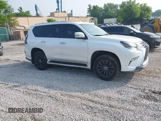 2023 Lexus GX 460 Luxury with VIN JTJGM7BX2P5361715, listed as a IAAI auction lot 42395011 with 25,629 mi miles and . Bid and sale history available at DreamBid. Image 1.