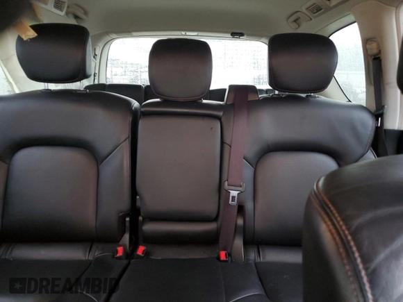 2017 Nissan Armada SL with VIN JN8AY2NDXH9009174, listed as a Copart auction lot 85371204 with 108,094 mi miles and Salvage Title. Bid and sale history available at carsss.com. Image 10.
