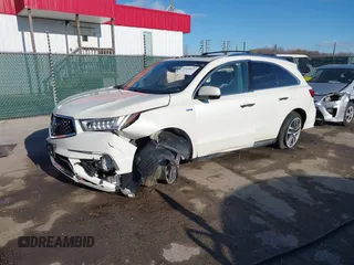 2018 Acura MDX Sport Hybrid w/Advance Pkg with VIN 5J8YD7H78JL000864, listed as a IAAI auction lot 41018072 with 150,815 mi miles. Bid and sale history available at carsss.com. Image 2.