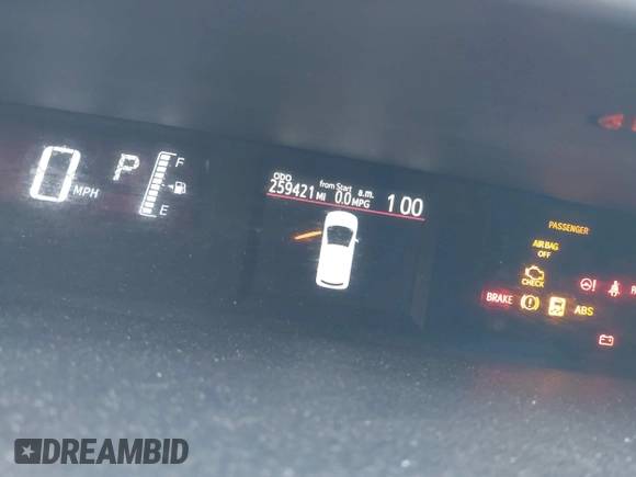 2017 Toyota Prius One with VIN JTDKDTB33H1591100, listed as a IAAI auction lot 41146733 with 259,421 mi miles and . Bid and sale history available at DreamBid. Image 7.