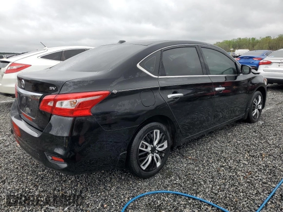 2017 Nissan Sentra SV with VIN 3N1AB7AP0HL656977, listed as a Copart auction lot 50976695 with 102,517 mi miles and Salvage Title. Bid and sale history available at carsss.com. Image 3.
