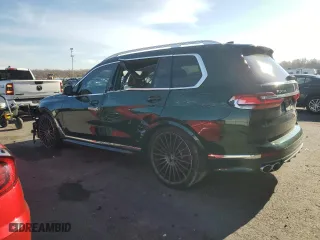 2022 BMW X7 ALPINA XB7 with VIN 5UXCX6C14N9M42846, listed as a Copart auction lot 81960834 with 29,141 mi miles and Salvage Title. Bid and sale history available at carsss.com. Image 2.