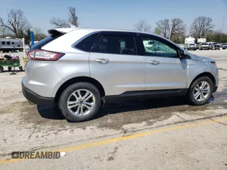 2015 Ford Edge SEL with VIN 2FMTK4J93FBB08529, listed as a Copart auction lot 51857755 with 103,387 mi miles and Salvage Title. Bid and sale history available at carsss.com. Image 3.