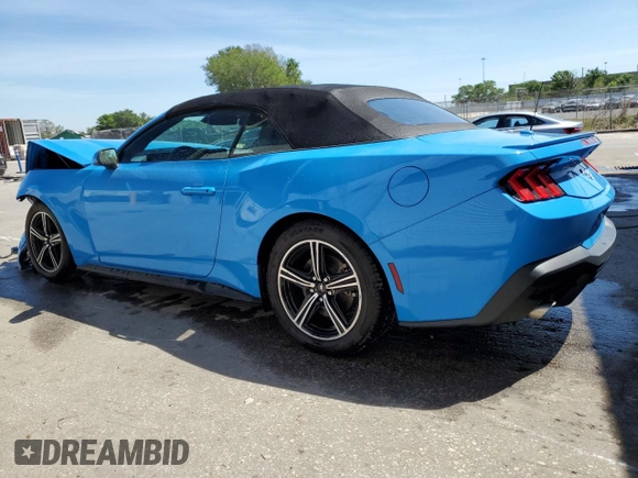 2024 Ford Mustang EcoBoost with VIN 1FAGP8UH7R5132705, listed as a Copart auction lot 50795905 with 20,172 mi miles and Clean Title. Bid and sale history available at carsss.com. Image 2.