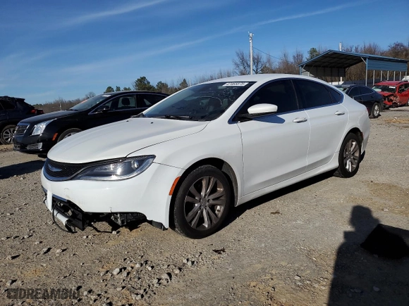 2016 Chrysler 200 Limited with VIN 1C3CCCAB0GN125880, listed as a Copart auction lot 47465875 with 159,813 mi miles and Salvage Title. Bid and sale history available at carsss.com. Image 1.