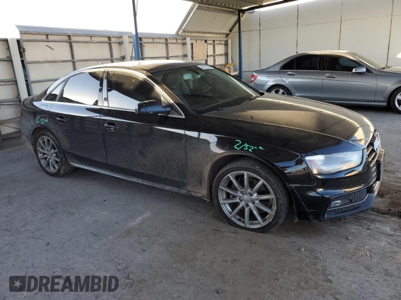 2014 Audi A4 Premium Plus with VIN WAUEFAFLXEN011719, listed as a Copart auction lot 89273005 with 118,529 mi miles and Salvage Title. Bid and sale history available at carsss.com. Image 4.