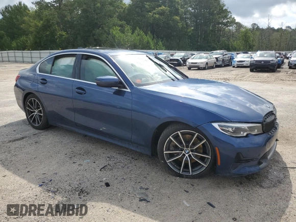 2021 BMW 3 Series 330i with VIN 3MW5R1J06M8B74986, listed as a Copart auction lot 60648895 with Not provided miles and Salvage title. Bid and sale history available at DreamBid. Image 4.