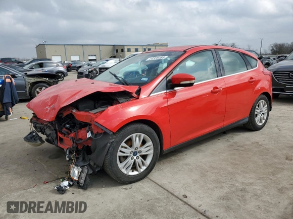 2012 Ford Focus SEL with VIN 1FAHP3M27CL333476, listed as a Copart auction lot 44325495 with 114,670 mi miles and Salvage Title. Bid and sale history available at carsss.com. Image 1.