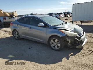 2013 Hyundai Elantra GLS with VIN KMHDH4AE8DU964979, listed as a Copart auction lot 53280055 with 175,977 mi miles and Salvage title. Bid and sale history available at DreamBid. Image 4.