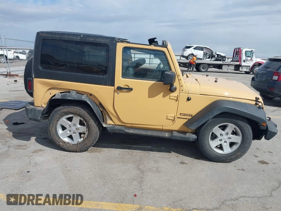 2013 Jeep Wrangler Sport with VIN 1C4AJWAG4DL617356, listed as a IAAI auction lot 41860570 with 30,331 mi miles and . Bid and sale history available at carsss.com. Image 13.