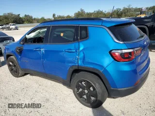 2019 Jeep Compass Altitude with VIN 3C4NJCBB0KT820023, listed as a Copart auction lot 87599455 with 53,231 mi miles and Non Repairable. Bid and sale history available at carsss.com. Image 2.