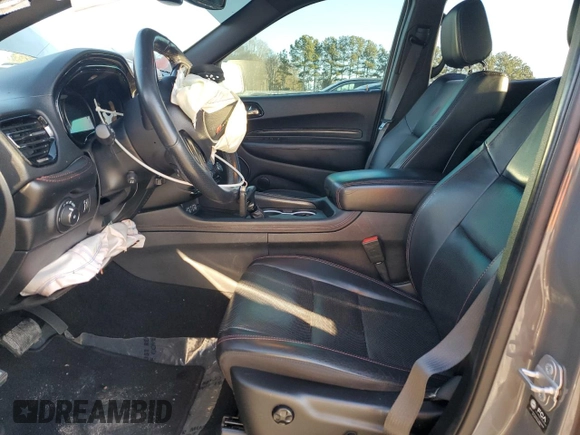 2021 Dodge Durango R/T with VIN 1C4SDHCT0MC740654, listed as a Copart auction lot 88772405 with 55,651 mi miles and Salvage Title. Bid and sale history available at DreamBid. Image 7.