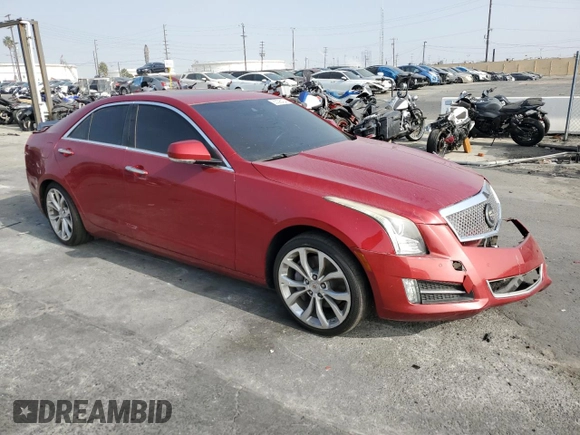 2013 Cadillac ATS Premium with VIN 1G6AF5SX5D0137390, listed as a Copart auction lot 83096434 with 115,052 mi miles and Salvage Title. Bid and sale history available at carsss.com. Image 4.