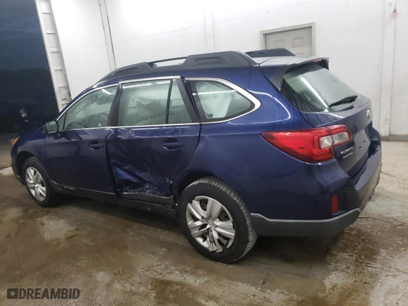 2015 Subaru Outback 2.5i with VIN 4S4BSAAC0F3232845, listed as a Copart auction lot 80693874 with 90,310 mi miles and Salvage Title. Bid and sale history available at carsss.com. Image 2.