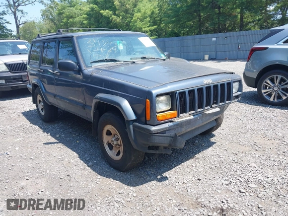 2001 Jeep Cherokee Sport z VIN 1J4FF48S71L572604, wystawiony jako IAAI lot #42817599 z przebiegiem 212 774 mil mil oraz . Historia ofert i sprzedaży dostępna na DreamBid. Obrazek 1.