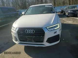 2017 Audi Q3 Prestige with VIN WA1GCCFS3HR015402, listed as a Copart auction lot 87809225 with 35,473 mi miles and Salvage Title. Bid and sale history available at carsss.com. Image 12.