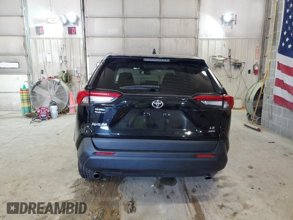 2023 Toyota RAV4 LE with VIN 2T3F1RFV8PW376191, listed as a Copart auction lot 46405804 with 18,376 mi miles and Salvage Title. Bid and sale history available at carsss.com. Image 6.