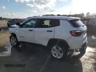 2023 Jeep Compass Sport with VIN 3C4NJDAN7PT547994, listed as a Copart auction lot 44040825 with 35,148 mi miles and Salvage title. Bid and sale history available at DreamBid. Image 2.