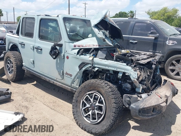 2024 Jeep Wrangler Rubicon with VIN 1C4PJXFG4RW266186, listed as a IAAI auction lot 42043265 with Not provided miles and . Bid and sale history available at DreamBid. Image 1.