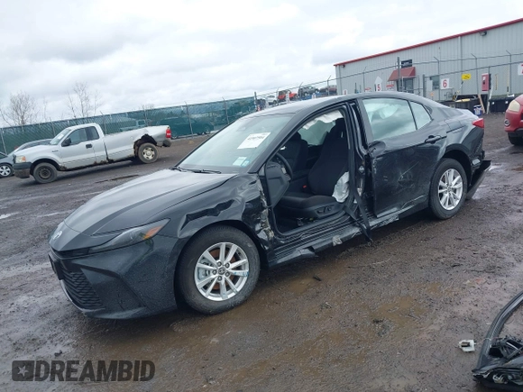 2025 Toyota Camry LE with VIN 4T1DAACK8SU500304, listed as a IAAI auction lot 41907504 with 6 mi miles and . Bid and sale history available at DreamBid. Image 18.