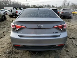 2016 Hyundai Sonata Hybrid SE with VIN KMHE24L10GA026027, listed as a Copart auction lot 36544383 with 97,939 mi miles. Bid and sale history available at carsss.com. Image 6.