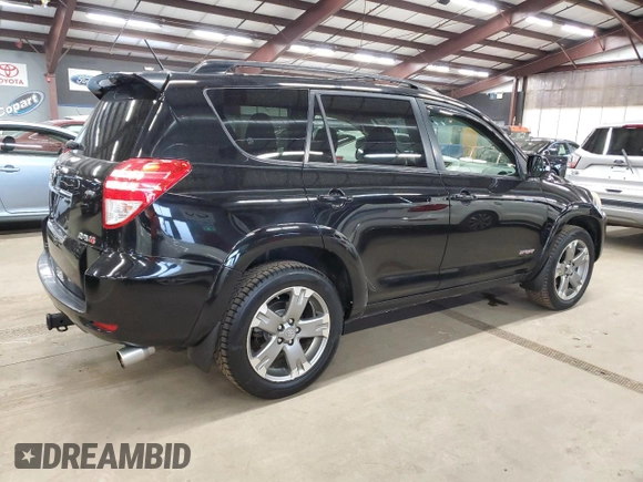 2012 Toyota RAV4 Sport with VIN JTMRK4DV5C5106952, listed as a Copart auction lot 43427795 with 269,126 mi miles and Clean Title. Bid and sale history available at carsss.com. Image 3.